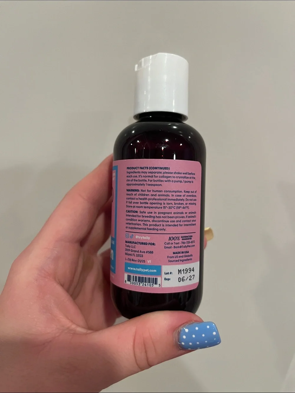 NWT Taily Liquid Collagen - Skin & Coat